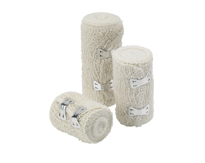 HypaBand Crepe Cotton Bandages, Assorted Pack of 12 Single 7.5 cm x 4.5 m (Pack of 12) - BeesActive Australia