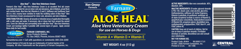 [AUSTRALIA] - Farnam Medicated Shampoo and Cream for Horses and Dogs, with Aloe Vera and Iodine 4 Ounce cream 