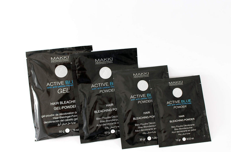 Dust Free Active Blue Hair Bleach Bleaching GEL-Powder with ANTI YELLOW molecules 50g - BeesActive Australia