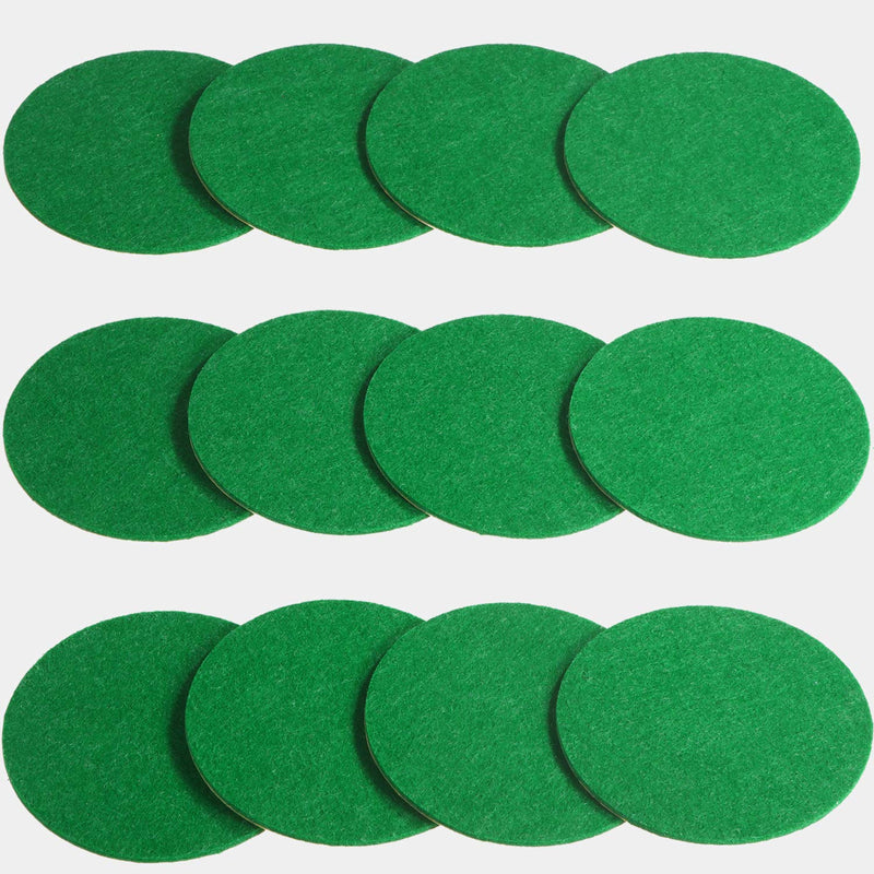 94 mm Air Hockey Mallet Felt Pads Replacement Air Hockey Pushers Pads Green Self Adhesive Felt Sticker for 96 mm Air Hockey Pushers 8 - BeesActive Australia