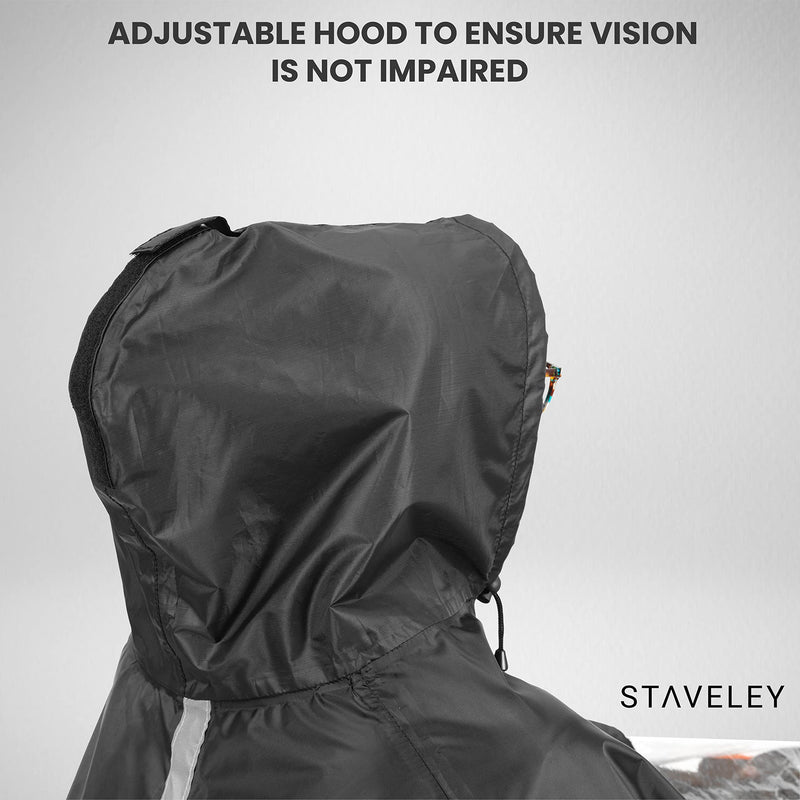 Staveley Large Mobility Scooter Cape | Waterproof Rain Poncho Cover for Electric Scooters and Wheelchair - BeesActive Australia