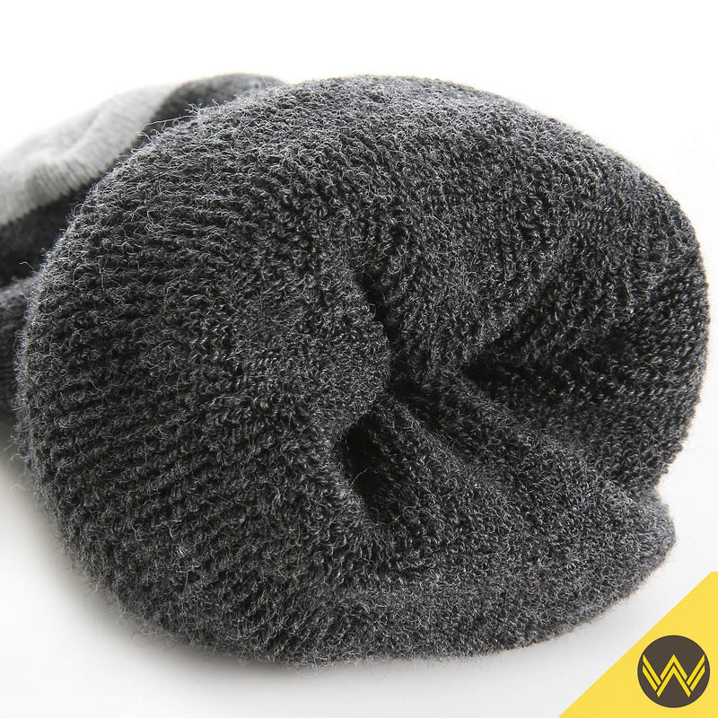 WANDER Men's Athletic Ankle Socks 3-8 Pairs Thick Cushion Running Socks for Men&Women Cotton Socks 7-9/9-12/12-15 8 Pair Dark Grey 12-15 - BeesActive Australia