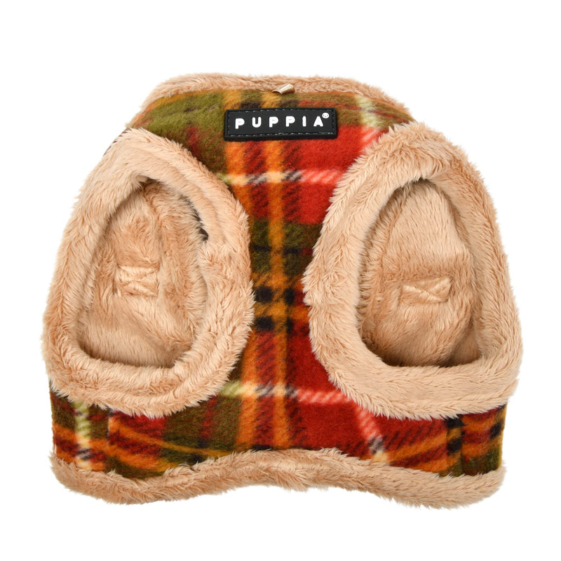 Puppia Winter Dog Harness Vest Step in No Pull Cold Weather No Choke Warm Fleece Walking Training for Small & Medium Dog BEIGE _NORMAN Large - BeesActive Australia