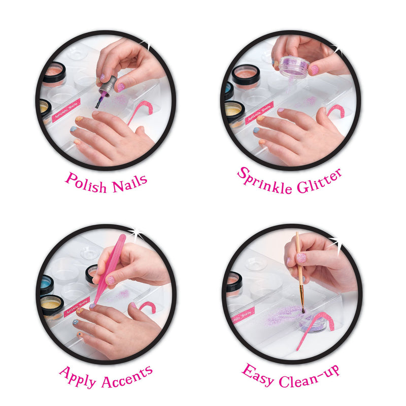 Creativity for Kids Glitter Nail Art - Glitter Manicure Kit for Kits - BeesActive Australia