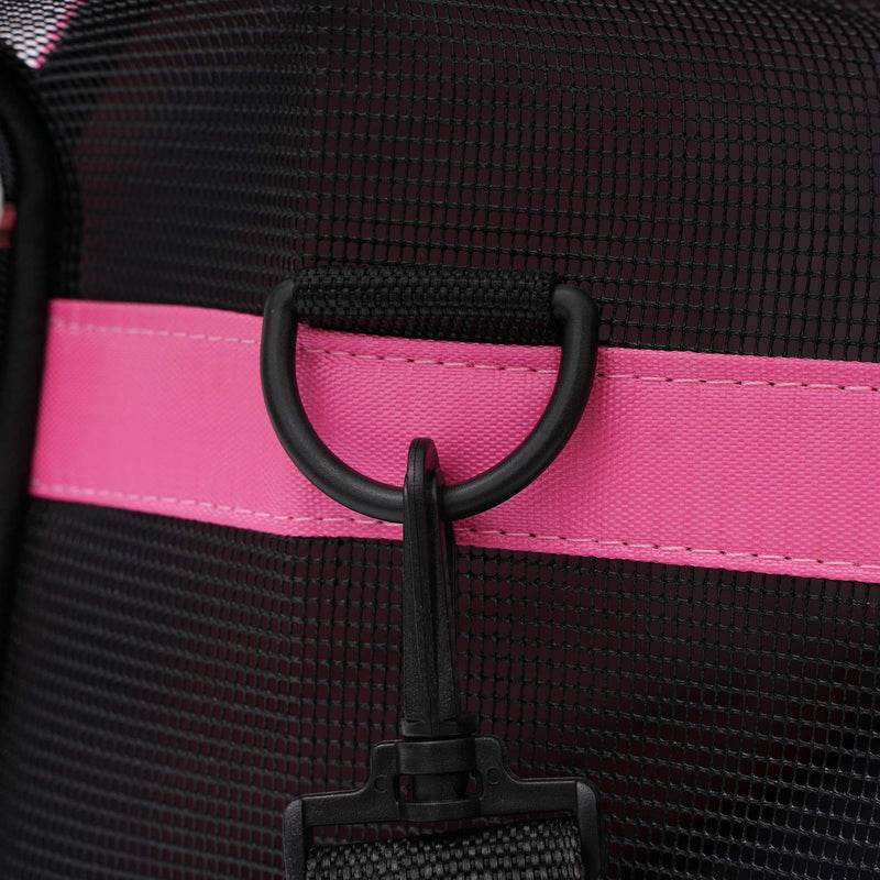 MuchL Cat Carrier Dog Carrier Soft-Sided Pet Travel Carrier for Cats Dogs Puppy Comfort Portable Foldable Pet Bag Airline Approved Small Pink - BeesActive Australia