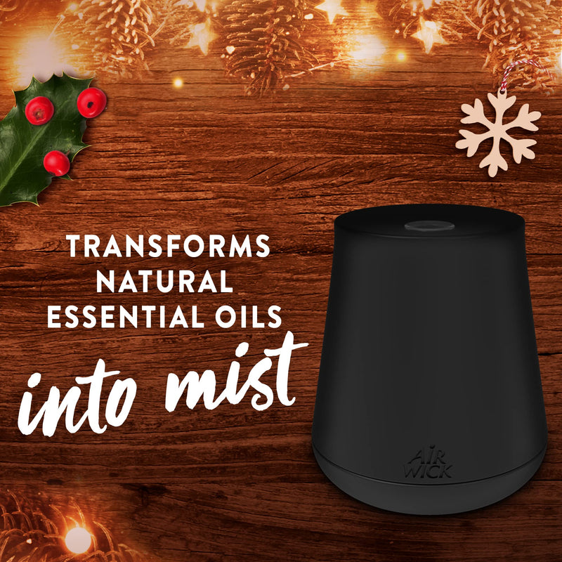 Airwick Air Freshener Essential Mist Aroma Kit Apple and Cinnamon (1x Diffuser and 1x Refill) - BeesActive Australia