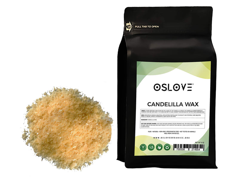 Pure Candelilla Wax 8oz by Oslove Organics - BeesActive Australia