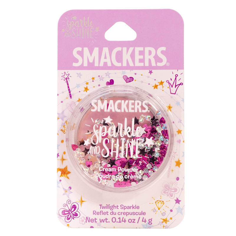 Lip Smacker Sparkle & Shine Cream Powder, Twlight Sparkle, 0.14 Ounce, Highlighter, Blush, Eyeshadow Twilight - BeesActive Australia