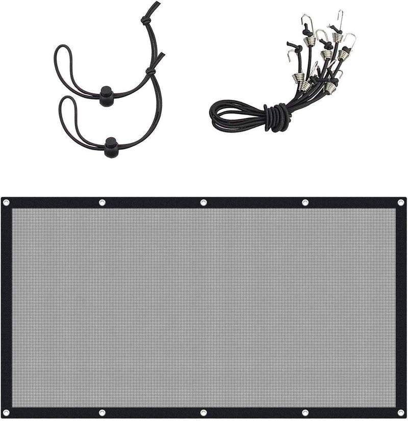 STARROAD-TIM Dog Car Barrier Vehicle Pet Barrier Backseat Mesh Dog Car Divider Net with Adjusting Rope and Hook Suitable for SUV Pickup and Small Car 43.3in x 23.62in - BeesActive Australia