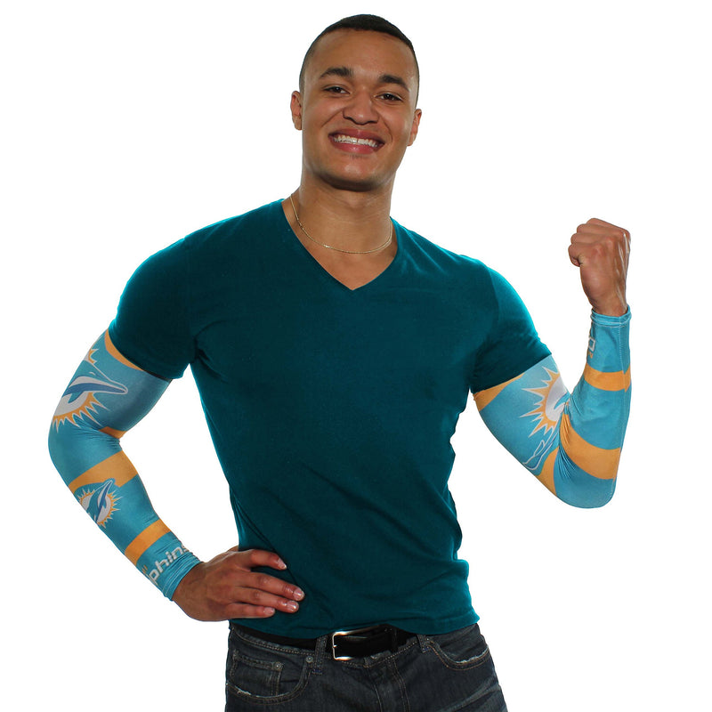 NFL Miami Dolphins Strong Arms Sleeves - BeesActive Australia