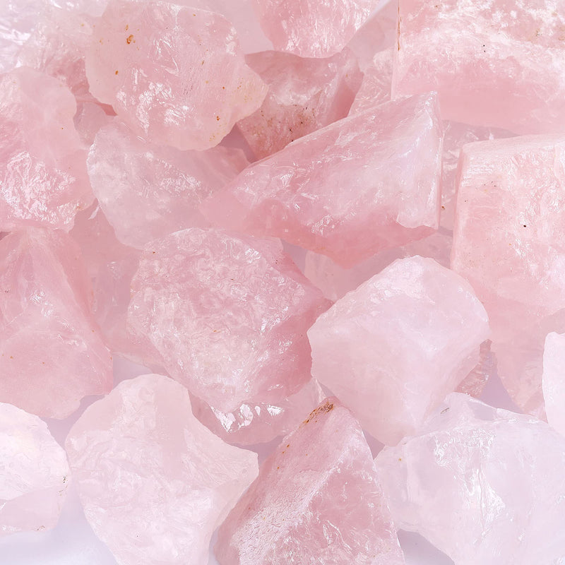 CrystalTears Rose Quartz Crystal Rough Stones Bulk Natural Raw Rock Quartz Healing Crystals Gemstones for Reiki Healing, Tumbling, Cabbing, Polishing, Wire Wrapping, Fountain Rocks, Decoration - BeesActive Australia