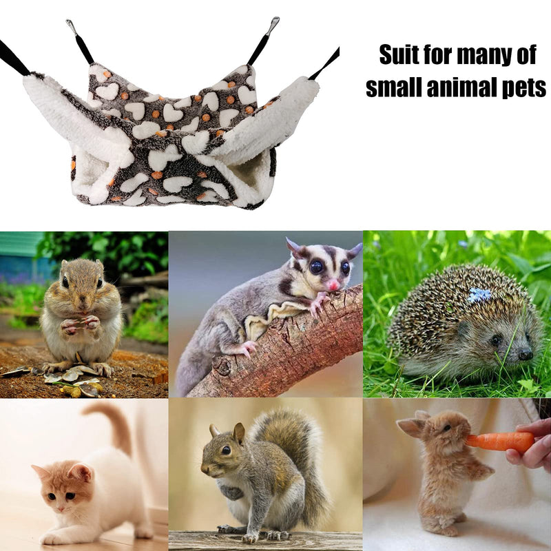 2 Pieces Small Pet Cage Hammock Hanging Tunnel for Small Animals Hanging Bed Cage Guinea Hammock Cage Accessories for Ferret Rat Chincilla Hammock Sleeper Cage Accessories Set Green - BeesActive Australia