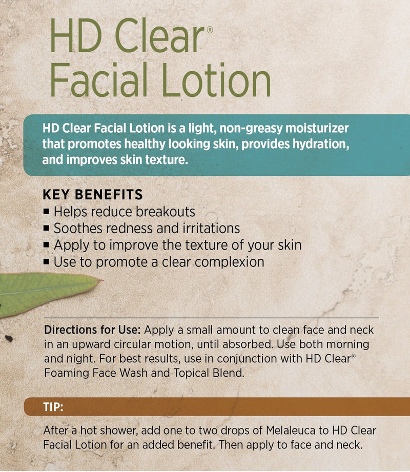 doTERRA - HD Clear Facial Lotion - 50 mL - BeesActive Australia