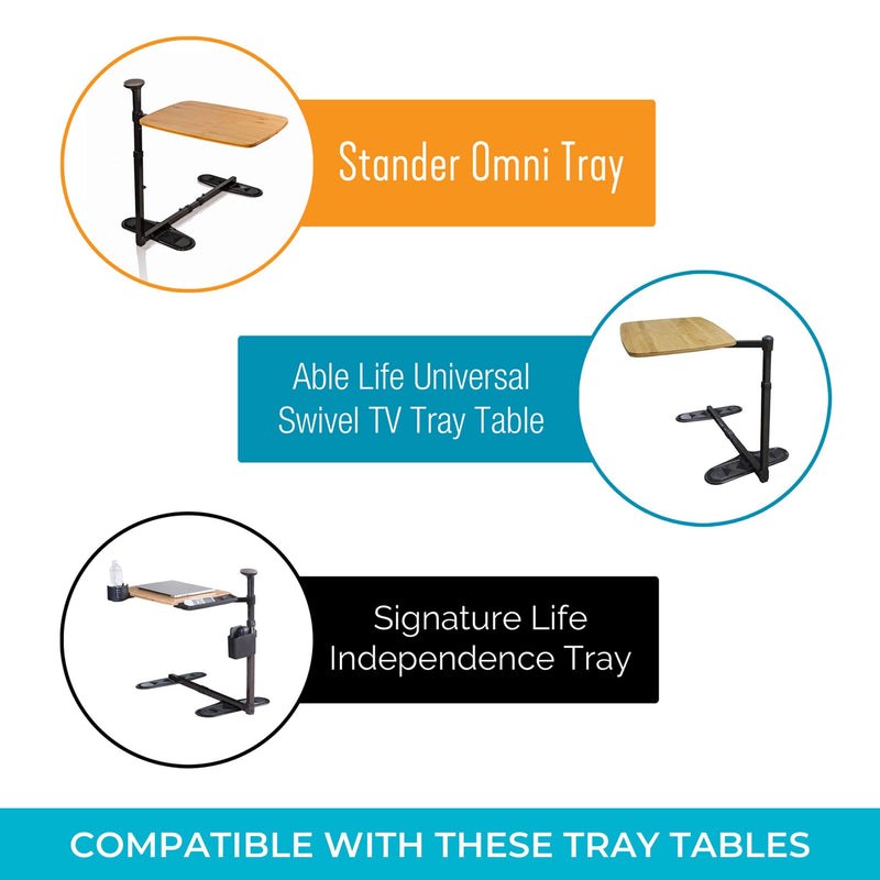 Stander Utensil Compartment Accessory for Omni Tray, Black (Eligible for VAT Relief in the UK) - BeesActive Australia