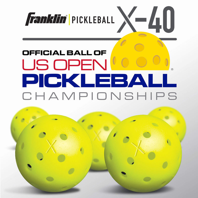 [AUSTRALIA] - Franklin Sports X-40 Pickleballs Pink 12 Pack 