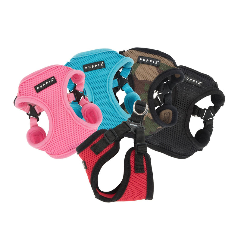 Puppia Soft Harness C Medium SKY BLUE - BeesActive Australia