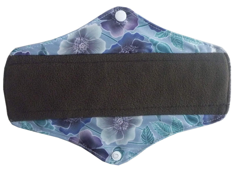 10PCS 10 Inch Charcoal Bamboo Cloth Reusable Washable Menstrual Pads Sanitary Pads+1 Wet Bag (NCM-M10-01) Ncm-m10-01 - BeesActive Australia