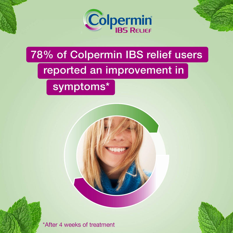 Colpermin IBS Relief - Peppermint Oil Capsules for Irritable Bowel Syndrome – Colpermin Capsules - 100 Pack - BeesActive Australia