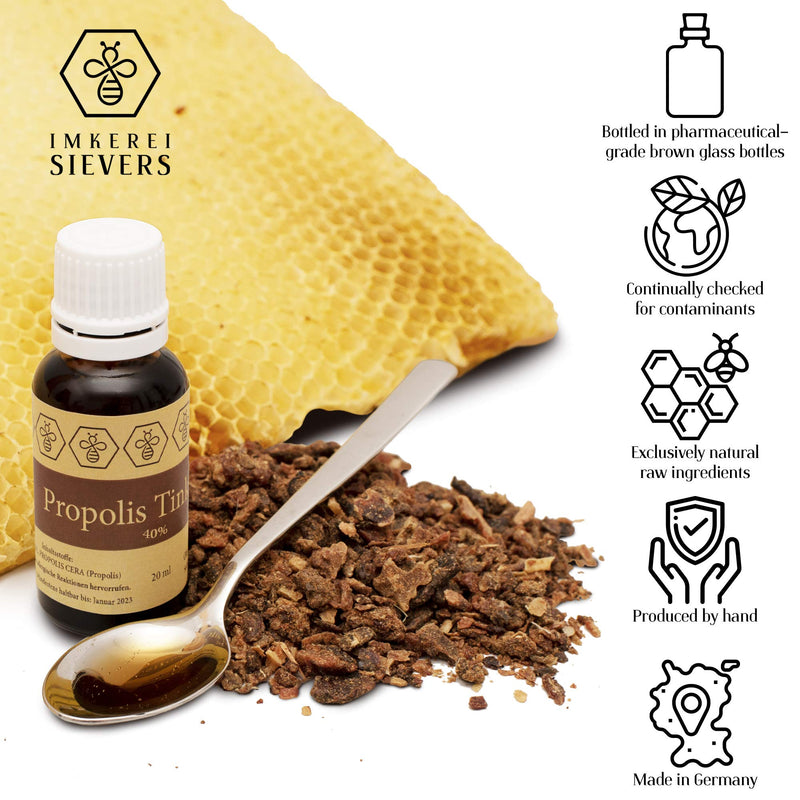 20ml NORDBIENCHEN Propolis Tincture - with 40% Propolis - Direct from The Beekeeper - BeesActive Australia