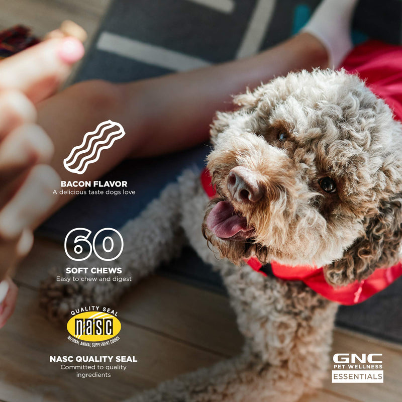 GNC for Pets Essentials Dog Soft Chews - Pet Vitamins and Supplements for Hip & Joint, Calming, Digestion, Skin, and Multivitamins for Dogs - Chewable Dog Multivitamin with Vitamins and Minerals - BeesActive Australia
