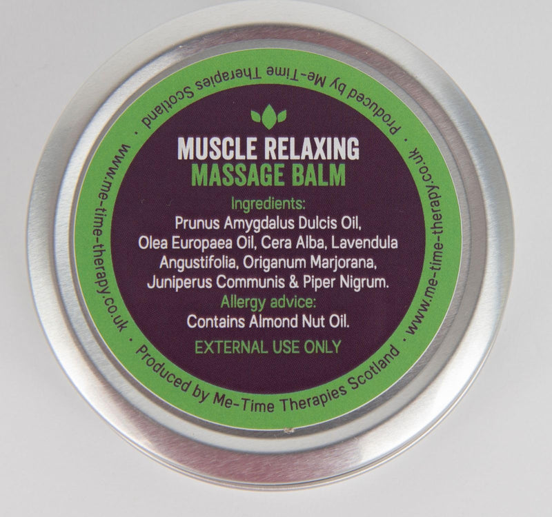 Muscle, Relax, Massage, Balm, Reflexology, Balm, (Aromatherapy Oils -Lavender, Marjoram, Juniper Berry & Black Pepper) 100 g, Me-Time, Therapies - BeesActive Australia