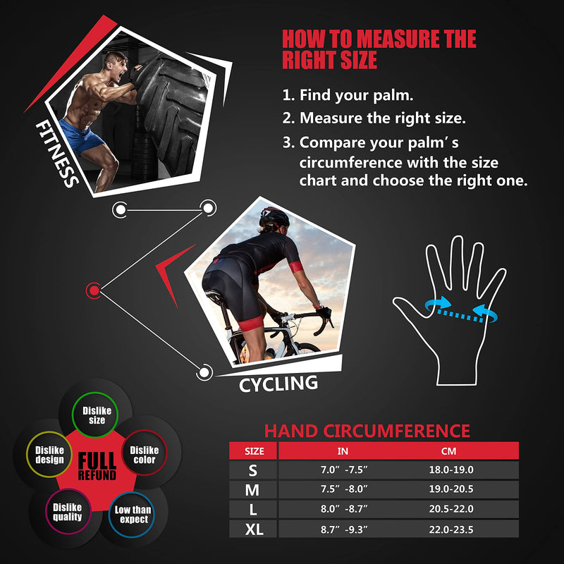 ihuan Lightweight Breathable Workout Gloves - Partition Palm Protection Gym Gloves | Enhance Grip Weight Lifting Gloves for Exercise | Fitness | Cycling Men & Women black Small - BeesActive Australia