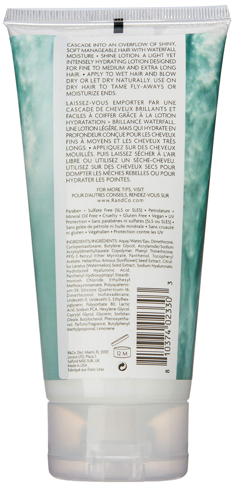 R+Co Waterfall Moisture and Shine Lotion 5 Fl Oz (Pack of 1) - BeesActive Australia