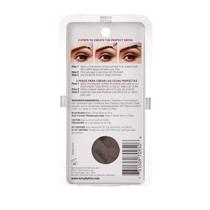 iEnvy by KISS All-In-One Brow Pomade Dark Brown KBPM01 - BeesActive Australia
