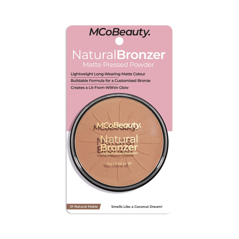 MCoBeauty Natural Bronzer Powder | Long Lasting Bronzing Pressed Powder | Matte - BeesActive Australia