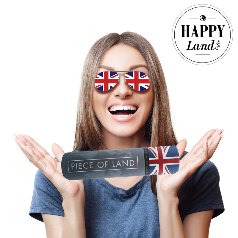happylandgifts® A real piece of land | Nice gift for Birthday - Anniversary - Wedding - Mother's and Father's Day | 12 countries available | Personalized Land Owner's Certificate | ENGLAND (UK) | for mum, dad, brother, sister, husband, wife England (Uk) - BeesActive Australia