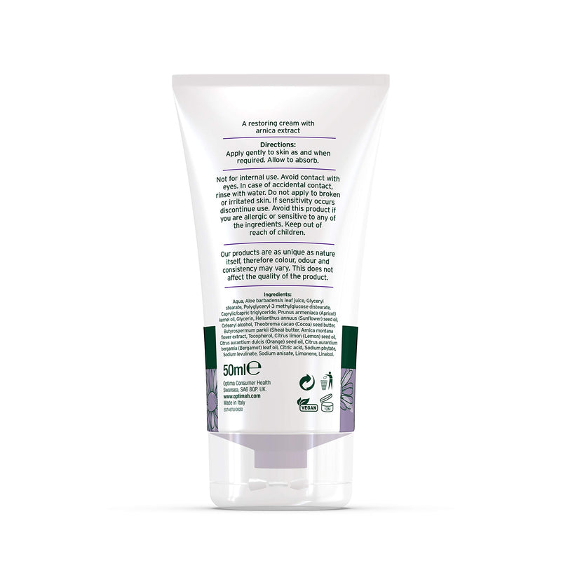 Aloe Pura, Arnica Cream with Organic Aloe Vera , Natural , Vegan , Cruelty Free , Paraben & SLS Free , Restoring, 50 ml - BeesActive Australia