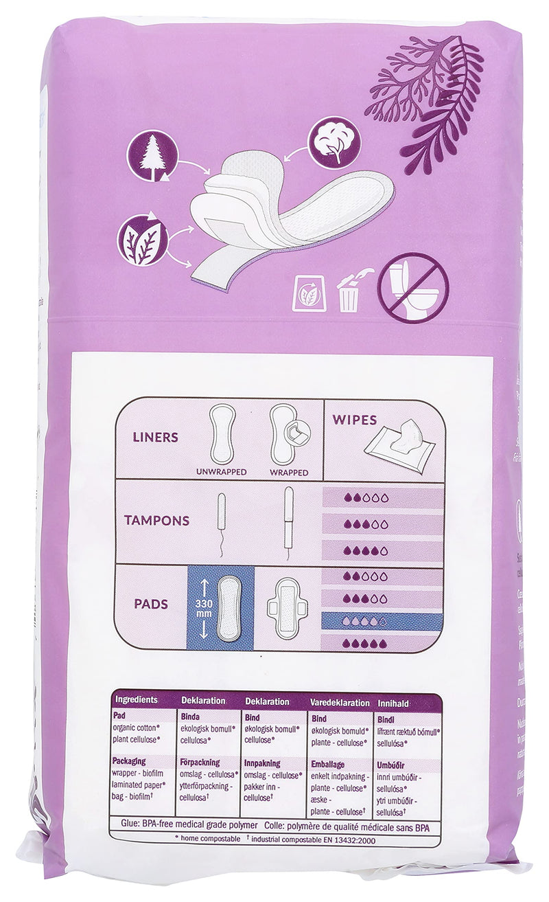 Natracare Natural Feminine Night Time Maxi Pads, Extra Long, 10 Count 10 Count (Pack of 1) - BeesActive Australia