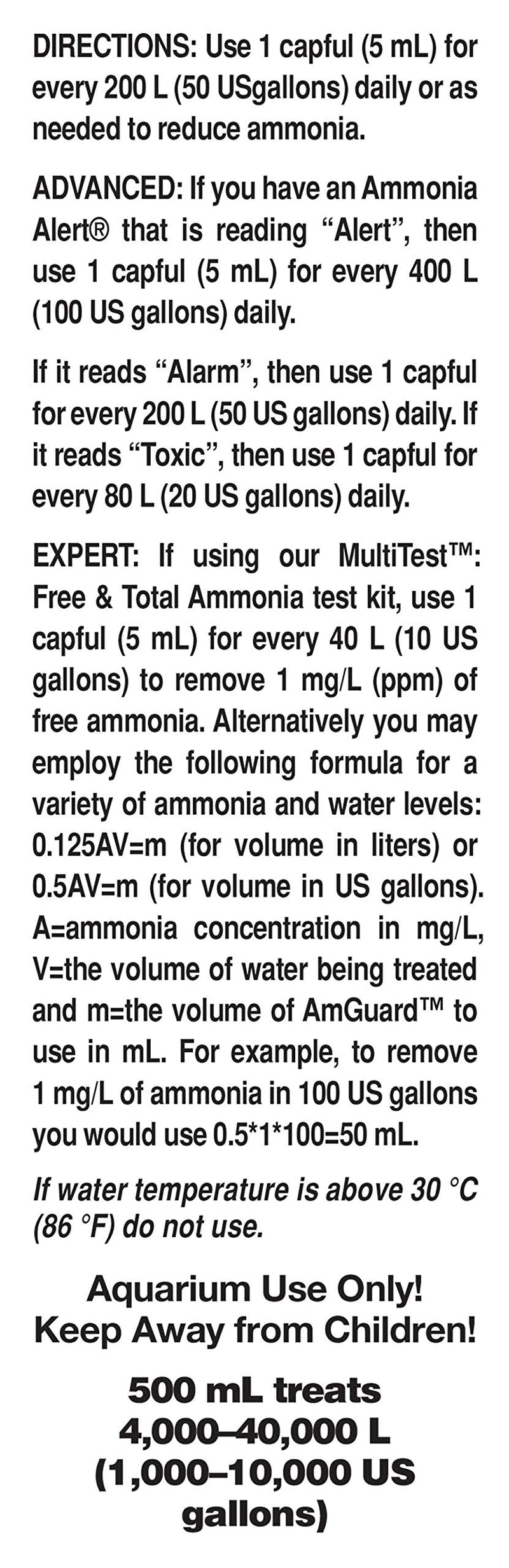Seachem AmGuard 500ml - BeesActive Australia