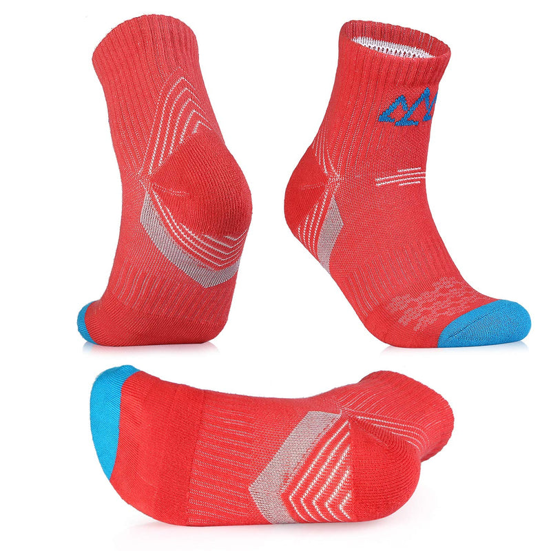 innotree 5 Pack Women's Cushioned Hiking Walking Running Socks, Crew Ankle Socks M (Womens 6-10 Us Size) - BeesActive Australia