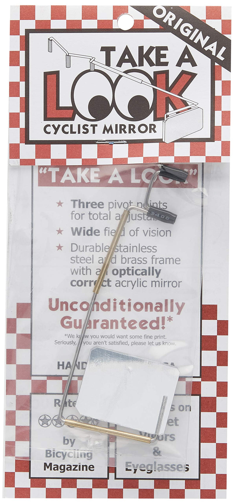 Bike Peddler Take A Look Cycling Eyeglass Mirror Compact - BeesActive Australia