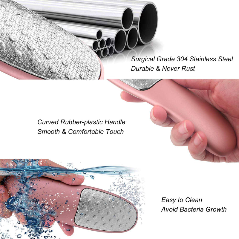 Foot Scrubber with Stand, Never-Cut-Your-Feet Foot File Callus Remover - Safe to Use | Comfortable Foot Scraper Feet Scrubber Dead Skin Remover, Best Home Pedicure Foot Care Tool, Used on Wet/Dry Feet - BeesActive Australia