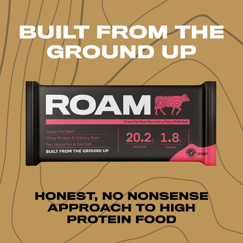 ROAM Natural Protein Bars, Meal Replacement Nutrition Bars, High Protein And Low Carb, Ideal For Healthy Diet (Assorted savoury, 6 Count (Pack of 1)) Assorted savoury 1 count (Pack of 1) - BeesActive Australia