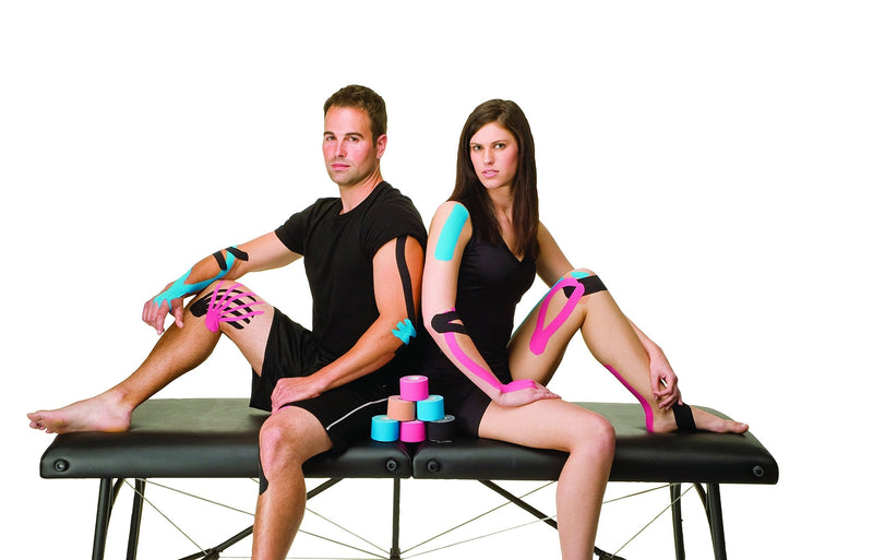 Mueller Sports Medicine Kinesiology Tape I-Strip Roll (20 Strips) Orange 2" x 9.75" - BeesActive Australia