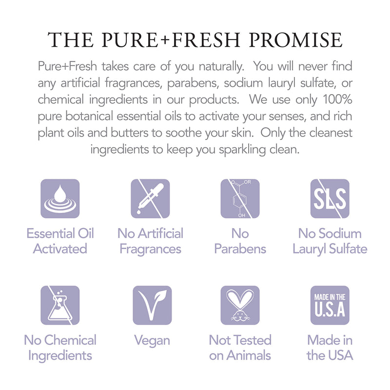 Pure+Fresh Body Scrub Lavender - Exfoliant Infused with Dead Sea Salt and Essential Oils - BeesActive Australia