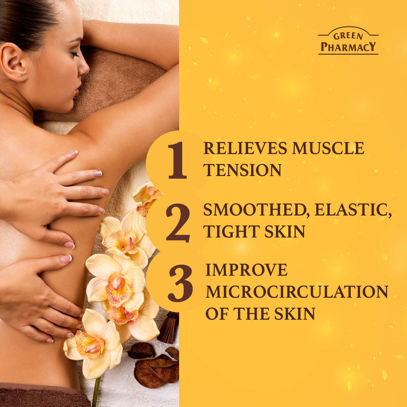 Green Pharmacy Body Massage Essential Warming Oil Orange Cinnamon and Pepper Natural Oils 200 ml - BeesActive Australia