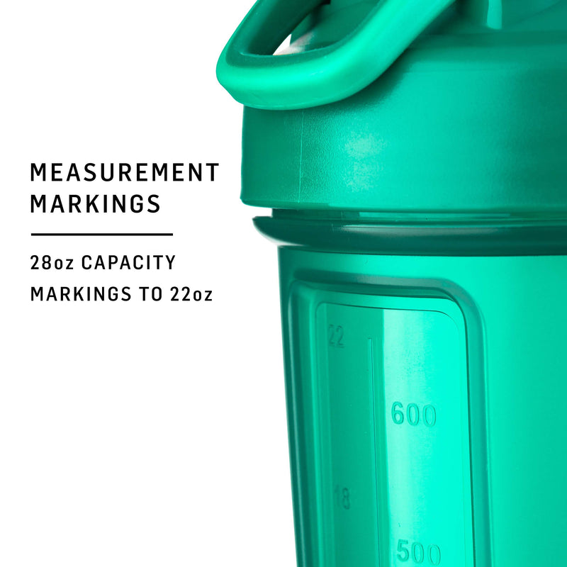 BlenderBottle Classic V2 Shaker Bottle Perfect for Protein Shakes and Pre Workout, 28-Ounce (2 Pack), Red, Green - BeesActive Australia
