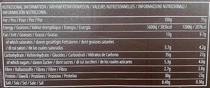 MyProtein MyProtein Brownie Chocolate Flavor 75g 12 Pieces - BeesActive Australia