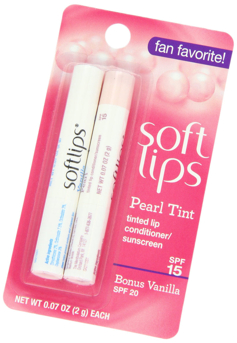 Softlips Pearl Tint and Bonus Lip Remedies, Vanilla, 0.07 Ounce (Pack of 12) - BeesActive Australia