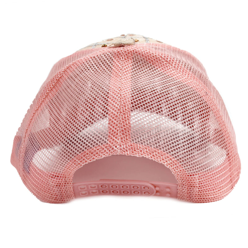 LABANCA Glitter Sequin Baseball Cap Hat Adjustable Mesh Caps Baseball Party Hat for Women and Girls 06200 Pink - BeesActive Australia