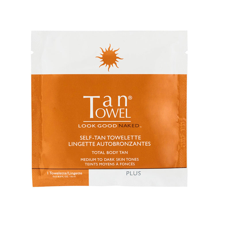 Tan Towel Plus Self-Tan Towelette, Full Body, 5 Count - BeesActive Australia