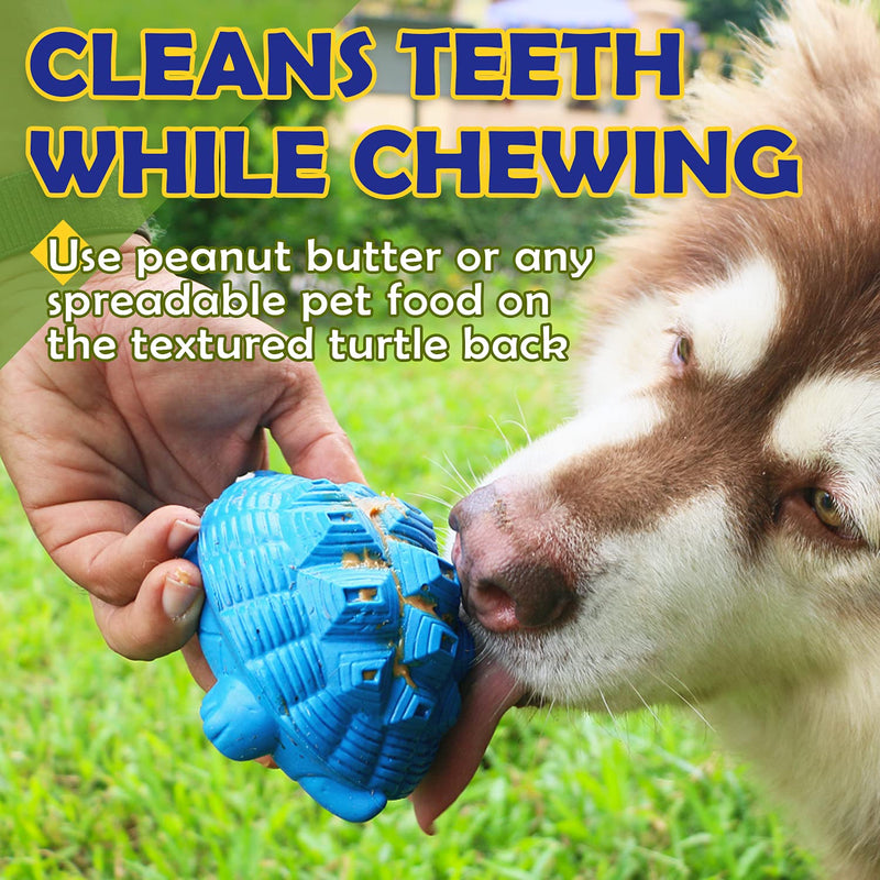 Dog Toys for Aggressive Chewers, Heavy Duty Tough Dog Toy for Large Dogs, Indestructible Squeaky Dog Toys Blue - BeesActive Australia