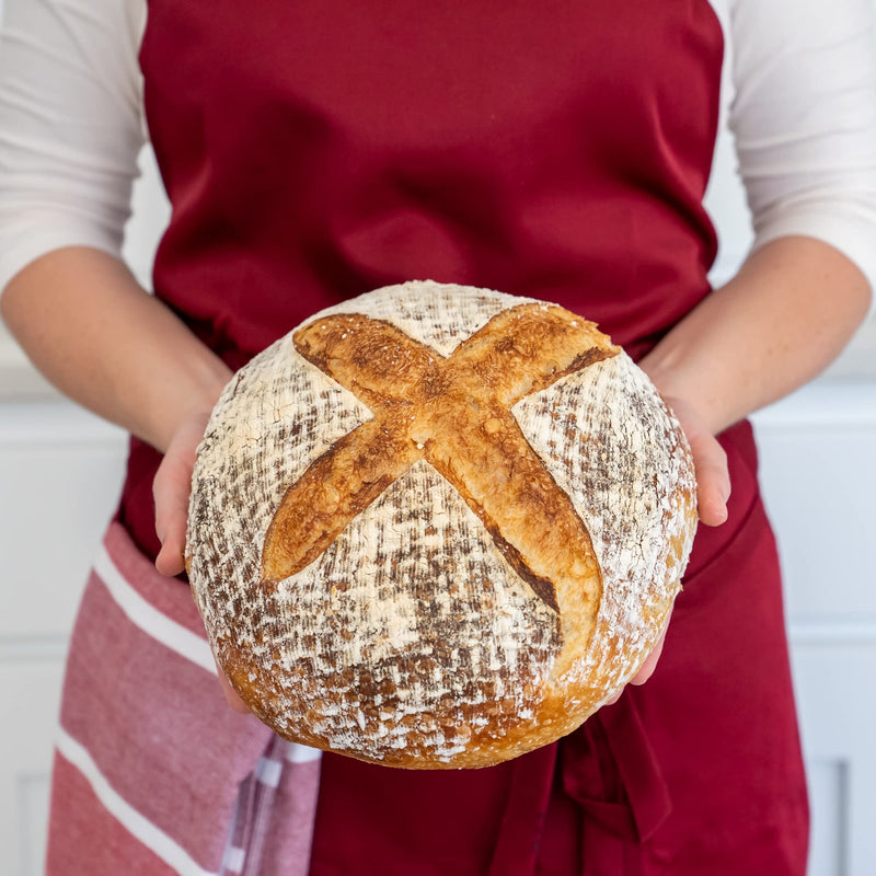 Bulka Banneton Bread Proofing Basket Spruce Wood Pulp Round 9" Waffle, Sourdough Bread Baking Supplies Brotform - Non-Stick Dough Proving Bowl, Gifts for Bakers making Artisan Loaves, Made in Germany. Waffle 1kg - BeesActive Australia