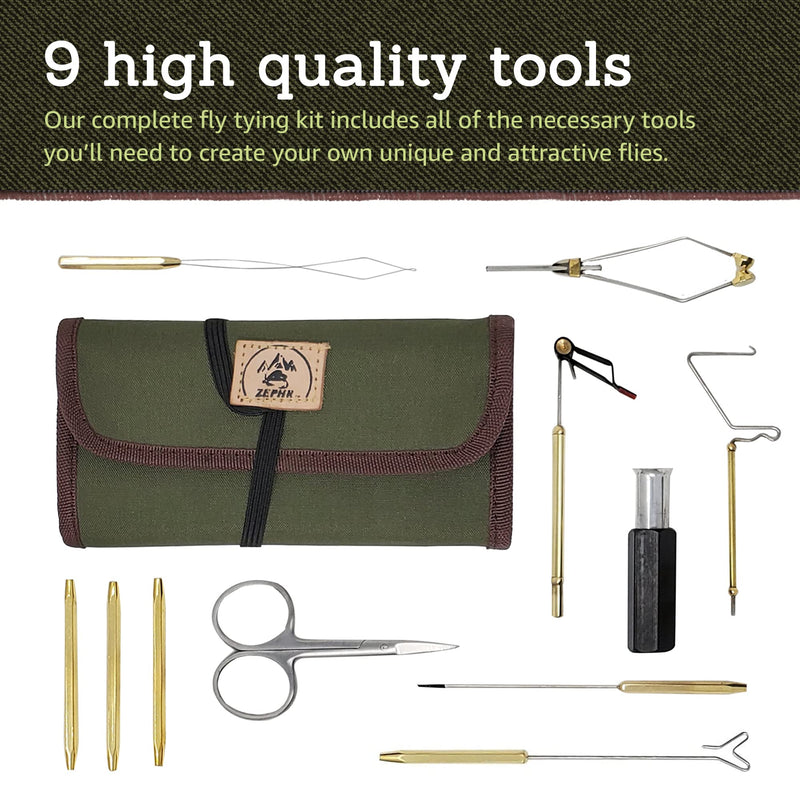 Anglerhaus Fly Tying Tool Kit with Pouch - BeesActive Australia