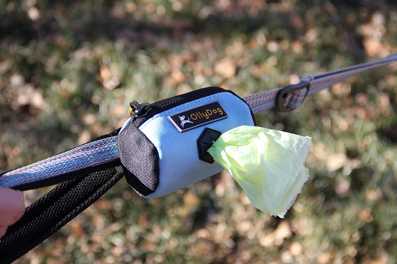 OllyDog Scoop Pick Up, Dog Poop Bag Holder, Dog Poop Bag Dispenser with Leash Attachment, Water Resistant Dog Bag Holder, Dog Accessories, Fits Standard Roll of Doggie Poop Bags Champagne - BeesActive Australia