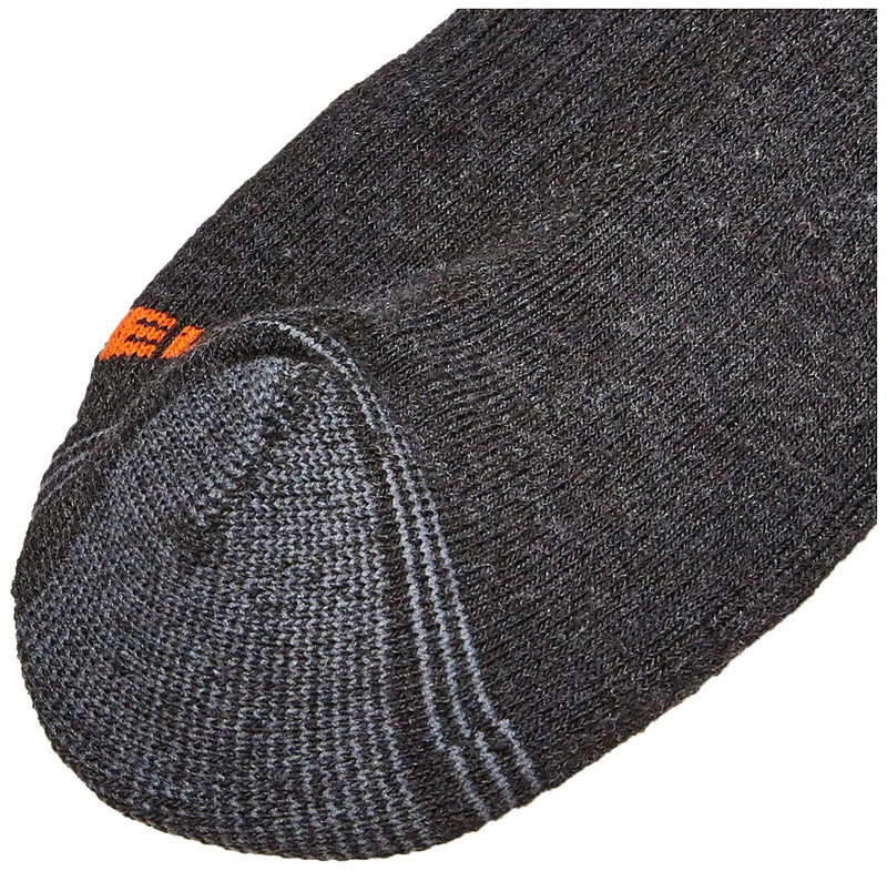 Merrell Men's Cushioned With Repreve Hiker Socks Low Cut Small Black Heather - BeesActive Australia
